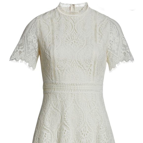 BB Dakota Ivory Cocktail Dress Size 14 - Picture 4 of 9